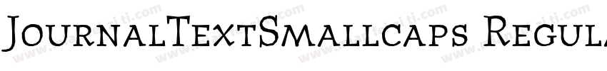 JournalTextSmallcaps Regular字体转换